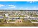 Neighborhood aerial view of homes with neatly landscaped lawns at 1952 Piedmont Ct, Mascotte, FL 34753