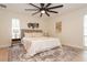 Spacious main bedroom with king-size bed and stylish decor at 2932 Carriage Dr, Daytona Beach, FL 32119