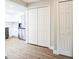 Modern kitchen with stainless steel appliances and white cabinetry at 308 Wade Ave, Deland, FL 32724