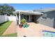 Spacious backyard oasis featuring a patio and refreshing pool at 326 Benton St, Orlando, FL 32839