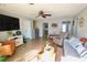 Living room with hardwood floors and a view at 326 Benton St, Orlando, FL 32839