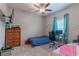 Bedroom with a double bed and a workspace at 3583 Conroy Rd # 1135, Orlando, FL 32839