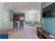 Open concept living area with kitchen and dining area visible at 3583 Conroy Rd # 1135, Orlando, FL 32839