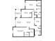 Two-bedroom floor plan with open living and dining areas at 588 Brantley Terrace Way # 303, Altamonte Springs, FL 32714