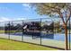Well-maintained tennis courts in Lakes of Mount Dora at 7836 Crosswinds Way, Mount Dora, FL 32757