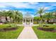 Community gazebo with lush landscaping and walkways at 8773 Silk Bay Pl, Orlando, FL 32827