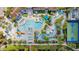 Resort-style pool, water features, and basketball court at 8906 Zurich Ln, Kissimmee, FL 34747