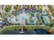 Community pool, waterslide, and clubhouse at 8906 Zurich Ln, Kissimmee, FL 34747