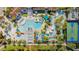 Resort-style pool with lazy river at 8906 Zurich Ln, Kissimmee, FL 34747
