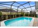 Screened-in pool with ample deck space at 8906 Zurich Ln, Kissimmee, FL 34747