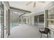 Relaxing pool area with screened enclosure at 926 Palm Oak Dr, Apopka, FL 32712