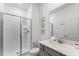Clean bathroom with vanity, toilet and shower at 1046 Splash Shot Pl, Davenport, FL 33896