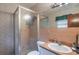 Bathroom with shower, sink and vanity at 15941 Sw 8Th Pl, Ocala, FL 34481
