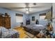 Bedroom with double bed and wood floors at 15941 Sw 8Th Pl, Ocala, FL 34481