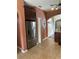 Stainless steel refrigerator in kitchen at 16307 Old Ash Loop, Orlando, FL 32828