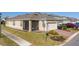 House exterior with screened patio and garage at 16626 Point Rock Dr, Winter Garden, FL 34787