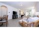 Relaxing living room with comfortable seating and large TV at 16626 Point Rock Dr, Winter Garden, FL 34787