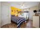 Bedroom with bunk bed and kid-friendly decor at 412 Vista Dr, Davenport, FL 33897
