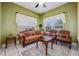 Cozy sitting area with comfortable seating and a warm color palette at 412 Vista Dr, Davenport, FL 33897
