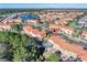 Aerial perspective showcasing townhome location within community at 4732 Vero Beach Pl, Kissimmee, FL 34746