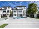 Large pool and spa with steps, lake view at 8010 Firenze Blvd, Orlando, FL 32836