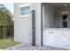 Outdoor shower with modern fixtures near the patio at 13370 Alderley Dr, Orlando, FL 32832