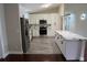 Modern kitchen featuring white cabinets and quartz countertops at 17211 Se 160Th Avenue Rd, Weirsdale, FL 32195