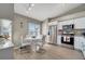 Modern kitchen with stainless steel appliances at 1748 Christina Lee Lane, St Cloud, FL 34769