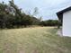 Large backyard with mature trees and landscaping at 1821 Rogers Ave, Maitland, FL 32751