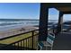 Balcony with ocean view and chairs at 2301 S Atlantic Ave # 240, Daytona Beach, FL 32118