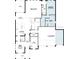 Two-story home floor plan with 3-car garage, large kitchen, and owner's suite at 2726 Ravencliffe Ter, Oviedo, FL 32765