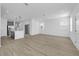 Modern kitchen featuring stainless steel appliances and an island at 368 Belmond Dr, Debary, FL 32713
