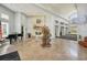 Spacious clubhouse lobby with fireplace at 368 Belmond Dr, Debary, FL 32713
