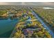 Wide shot of property and neighborhood from above at 3819 Dallas Blvd, Orlando, FL 32833