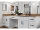 Elegant bathroom with double vanity and granite countertop at 3819 Dallas Blvd, Orlando, FL 32833