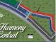 Plot map of Harmony Central showing lot sizes and locations at 4472 Sagefield Dr, St Cloud, FL 34773