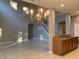 Spacious dining area with chandelier and large windows at 6344 Earthgold Dr, Windermere, FL 34786