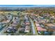 Wide aerial view of neighborhood, highlighting house location at 7400 Soiree Way, Reunion, FL 34747