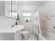 Clean bathroom with tub shower, vanity, and updated fixtures at 8465 Oak Bluff Dr, Orlando, FL 32827