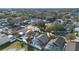 Wide aerial view showcasing the neighborhood and the subject property at 1511 Oak Hill Trl, Kissimmee, FL 34747