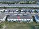 Aerial view showing townhouses near a highway at 2514 Sweet Viburnum Way, Ocoee, FL 34761