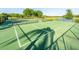 Two pickleball/tennis courts with surrounding fence at 3439 Feathergrass Ct, Harmony, FL 34773