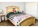 Main bedroom with a queen-size bed and plenty of closet space at 5861 Windridge Dr, Winter Haven, FL 33881