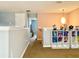 Upper hallway with built-in shelves and toys at 5861 Windridge Dr, Winter Haven, FL 33881
