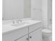 Clean bathroom with a single sink and a bathtub at 9847 Laurel Berry Dr, Orlando, FL 32827