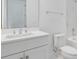 Clean bathroom with white vanity, toilet, and bathtub at 9847 Laurel Berry Dr, Orlando, FL 32827