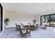 Outdoor patio furniture on a covered patio at 9847 Laurel Berry Dr, Orlando, FL 32827