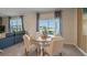 Casual breakfast nook with a round table and view of backyard at 1332 Hanoverian Dr, Lake Alfred, FL 33850
