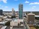 Aerial view of a high-rise building in a city at 150 E Robinson St # 1011, Orlando, FL 32801