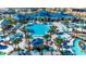 Community pool and recreation area with water features at 1721 Kona Ln, Davenport, FL 33897